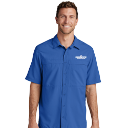 Port Authority Short Sleeve UV Daybreak Shirt (Royal)